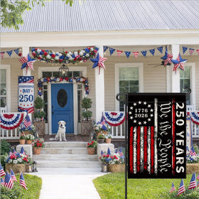 Aymolas easy-care outdoor flag stays vibrant after washes