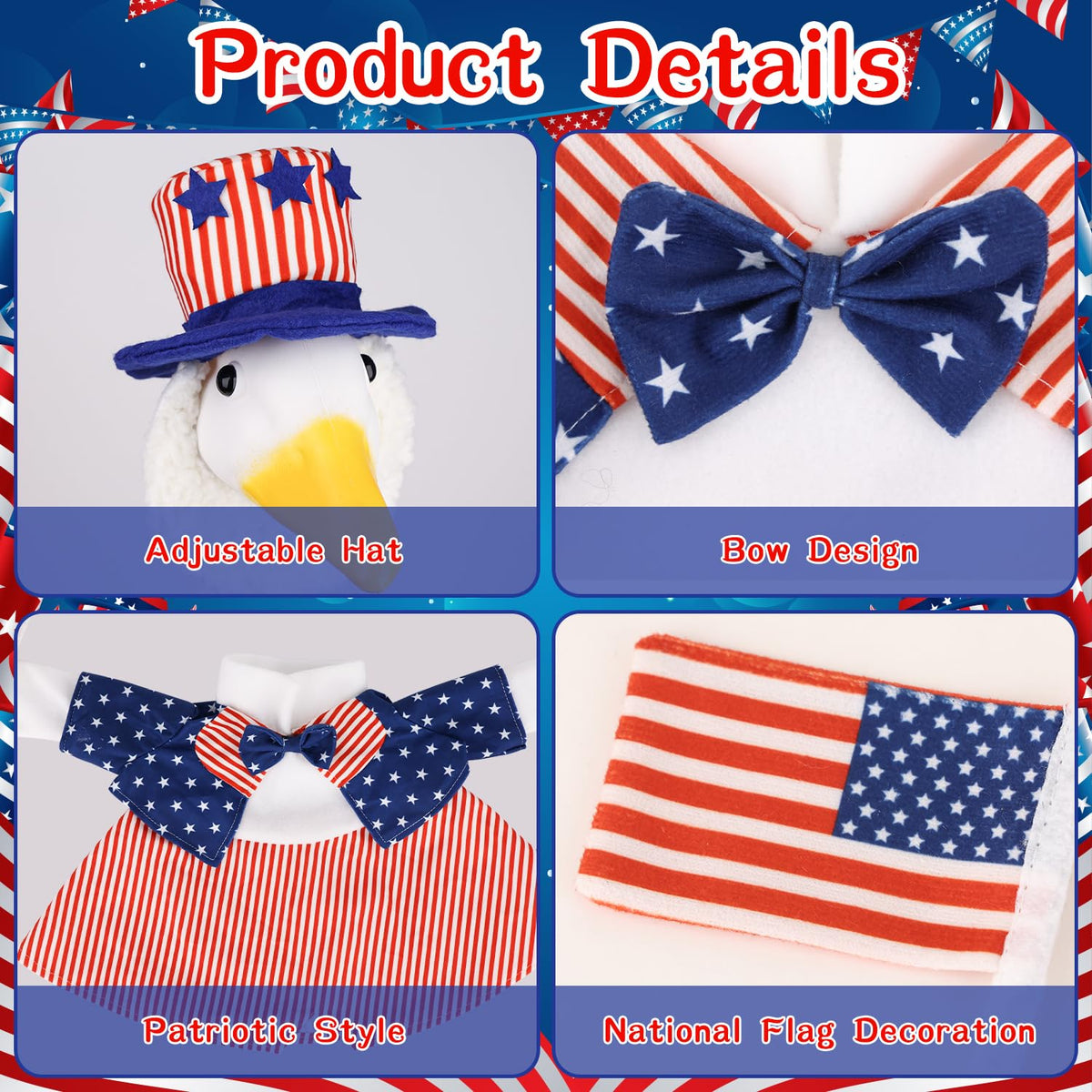 Aymolas garden decor goose outfit doubles as party accents