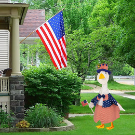 Aymolas 23-inch lawn goose costume suited for outdoor holiday decor