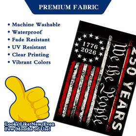 Aymolas machine-washable flag easy to clean after outdoor wear