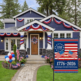 Aymolas machine-washable 12x18 flag is easy to clean