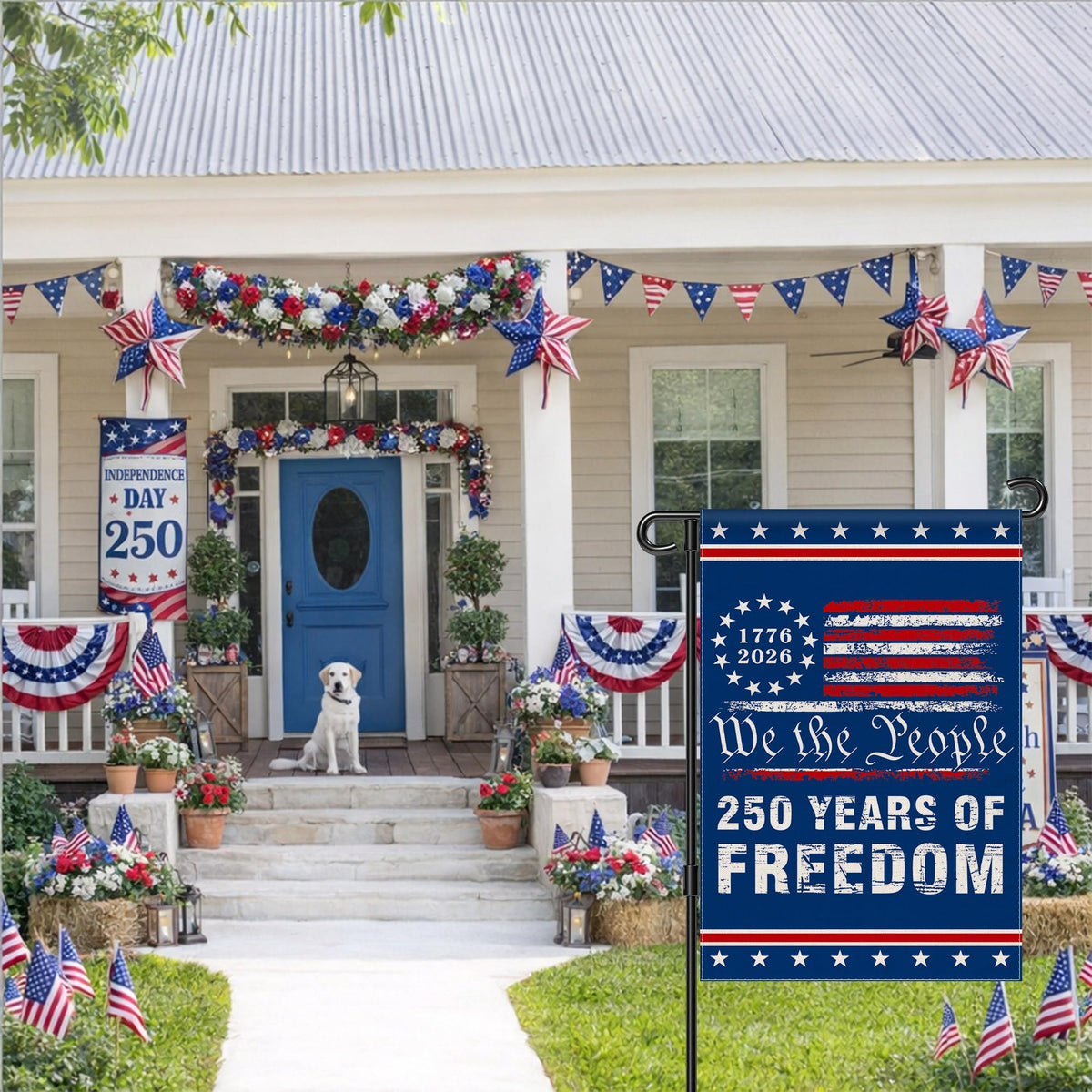 Aymolas flag decor for yards balconies and entrances.