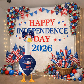 Aymolas US 250th patriotic outdoor decor for porches and gardens