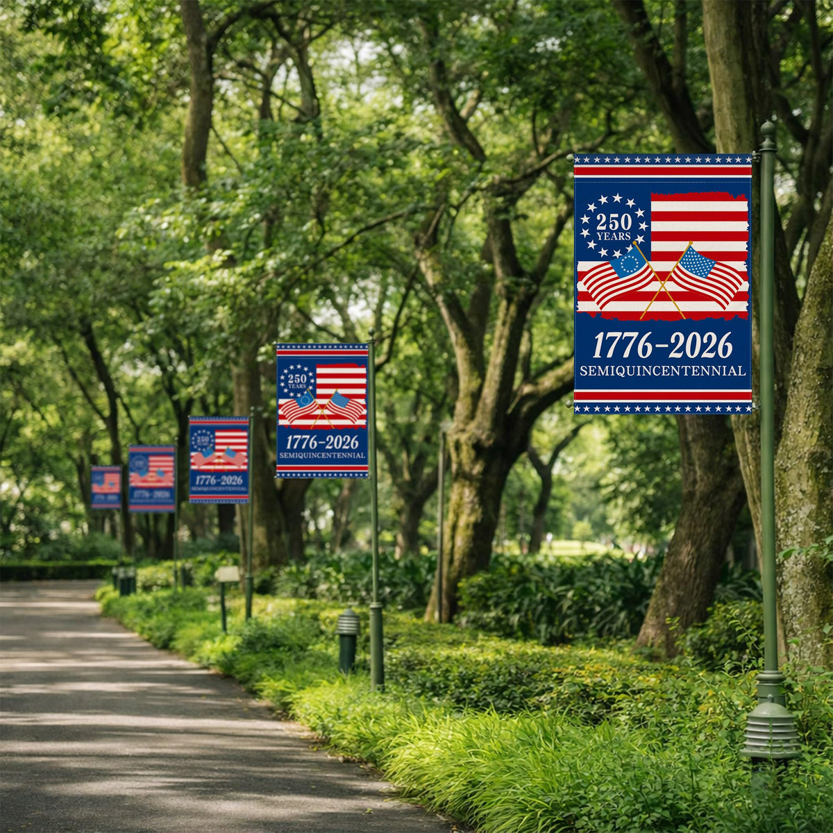 Aymolas weatherproof USA garden flag withstands sun and rain for seasonal use