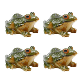 Aynaxcol dollhouse frog miniature fits miniature landscape displays