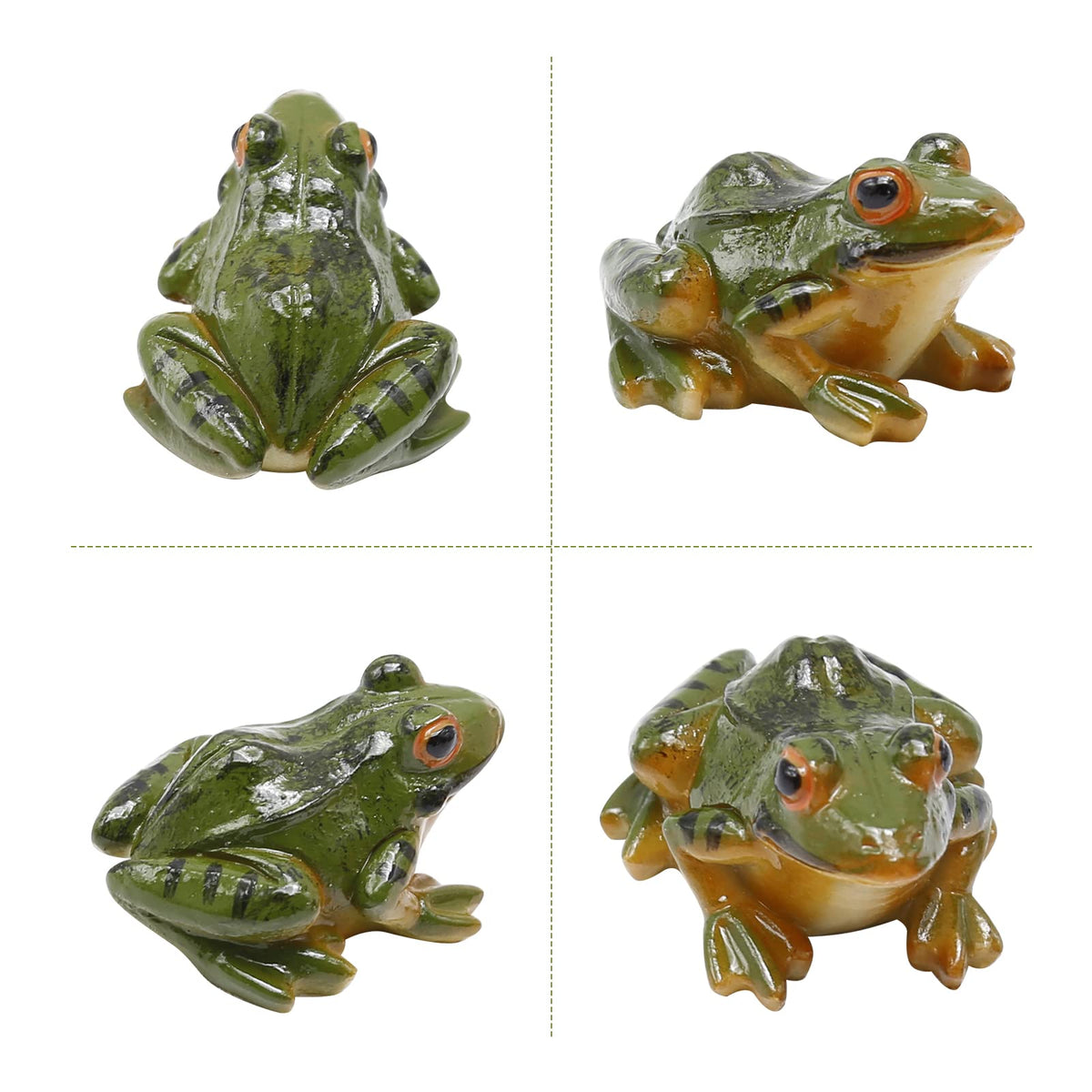 Aynaxcol miniature frog figurine brings tiny wildlife detail to terrariums