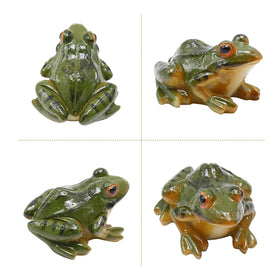 Aynaxcol miniature frog figurine brings tiny wildlife detail to terrariums