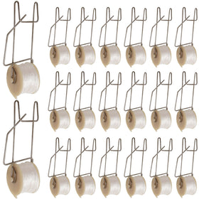 Aynaxcol tomato roller hooks pack in use supporting tomato vines for vertical growth.