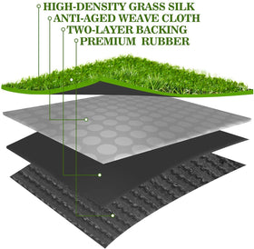 AYOHA turf easy installation steps for DIY lawn