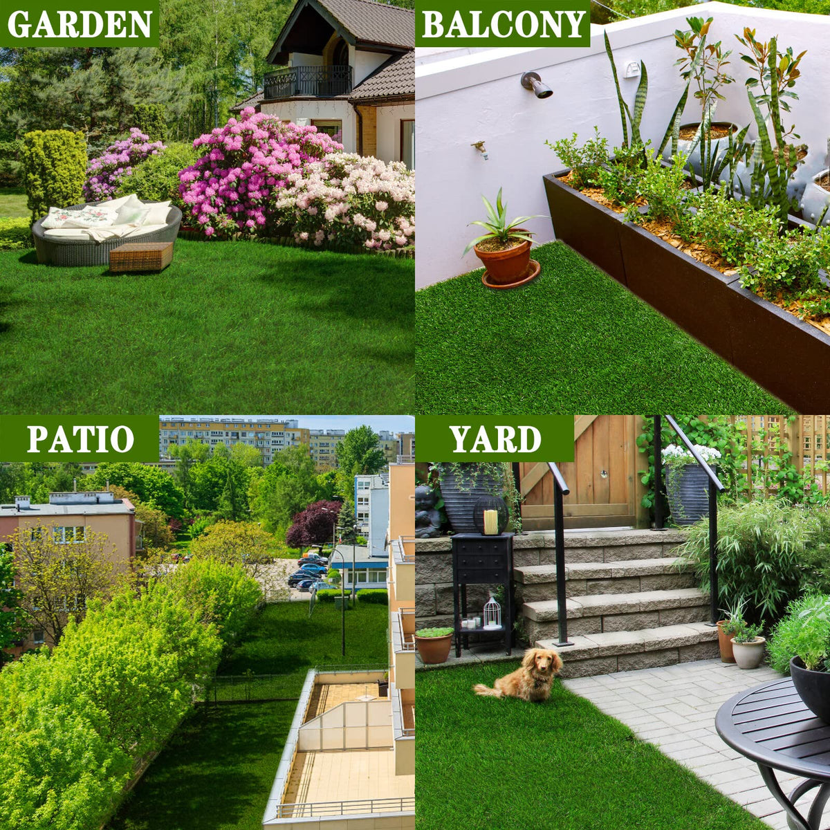 AYOHA realistic green appearance enhances curb appeal