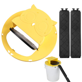 AYOYA mouse trap bucket with owl style lid captures mice safely at home