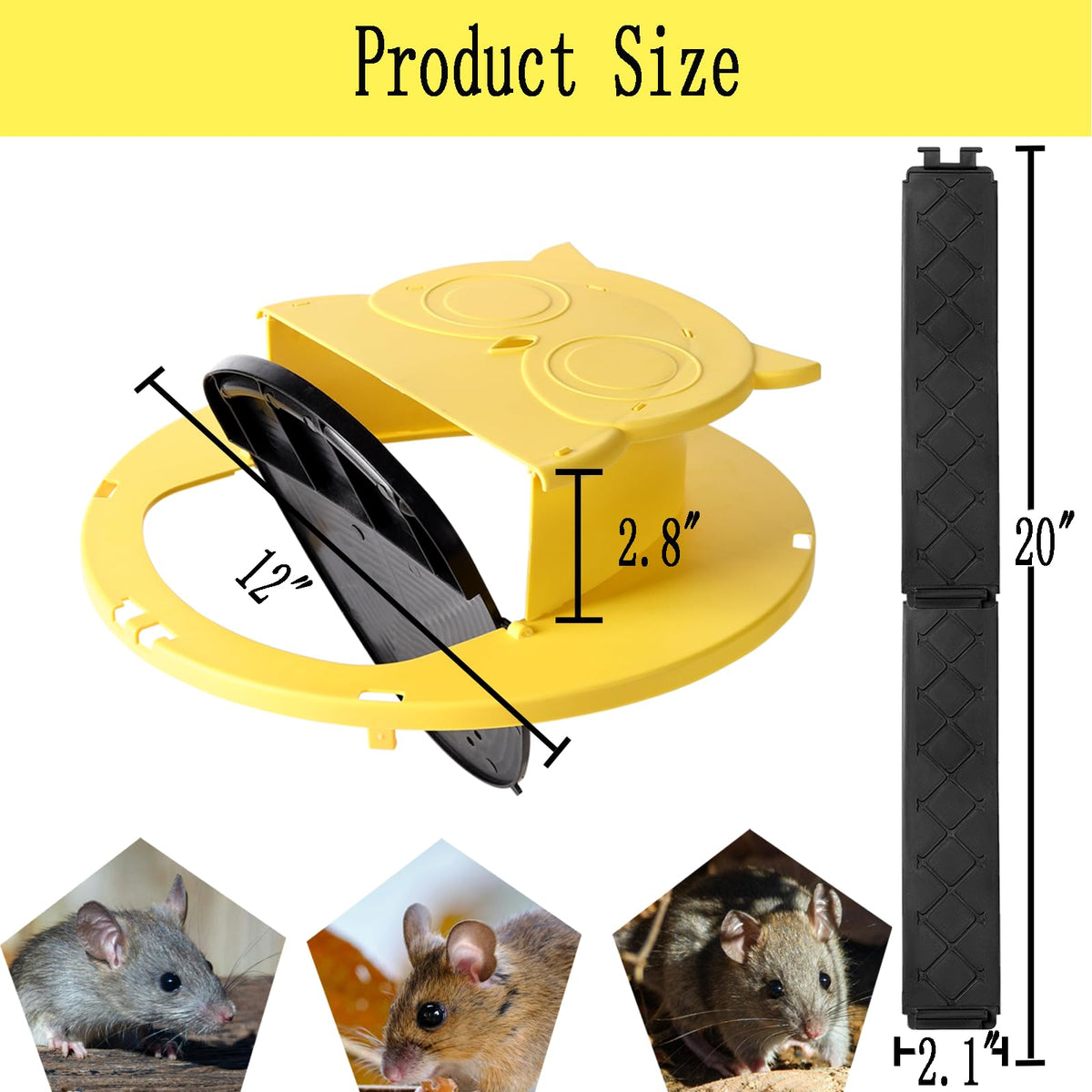 AYOYA reusable rodent trap designed for repeated use in homes