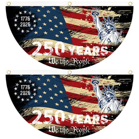 AYTHSRIC 250th Anniversary Flag front view, ideal for wall or porch display.