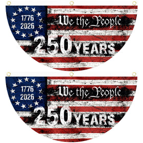 AYTHSRIC 2PCS 250th anniversary flag front view for outdoor display with durable colors.