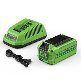 AYTXTG Greenworks 40V battery with 6500mAh capacity for extended run time.
