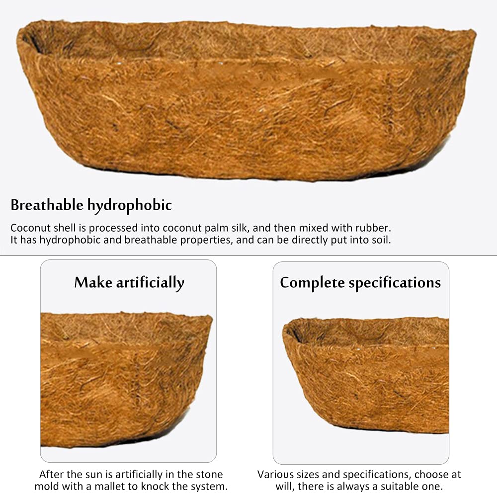 Ayybf adjustable coco liner fit adapts to various pot sizes for easy customization.