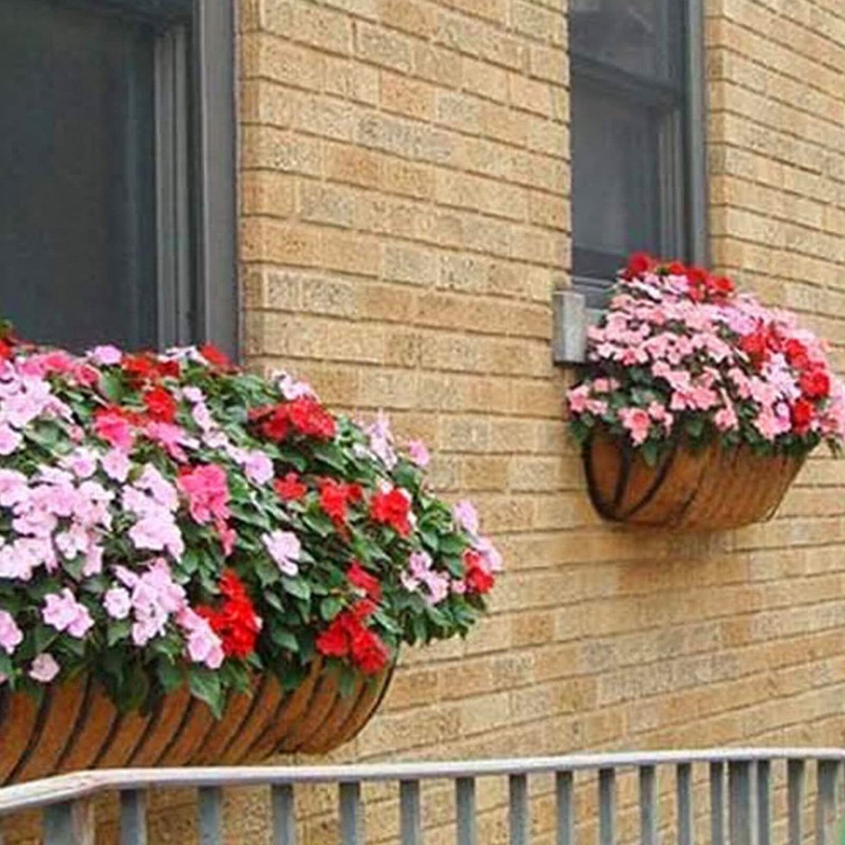 Ayybf garden wall planter liner blends with decor while protecting roots.