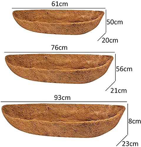 Ayybf natural cocoa fiber liner adds eco-friendly appeal to planters
