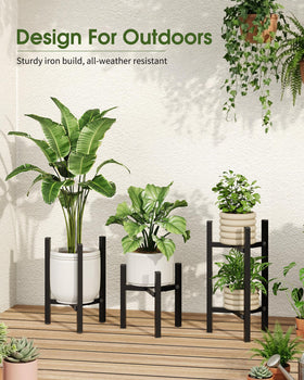 AZADESJET corner display plant stand enhances small-space organization