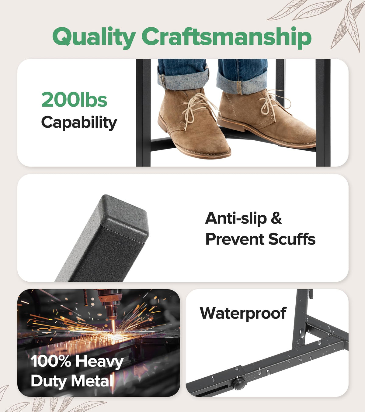 AZADESJET matte black finish blends with modern or rustic decor.