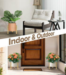 AZADESJET non-slip foot pads protect floors while keeping plants steady