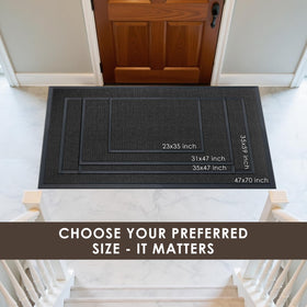 Azadx large multi-use door mat fits busy entryways and high-traffic spaces.