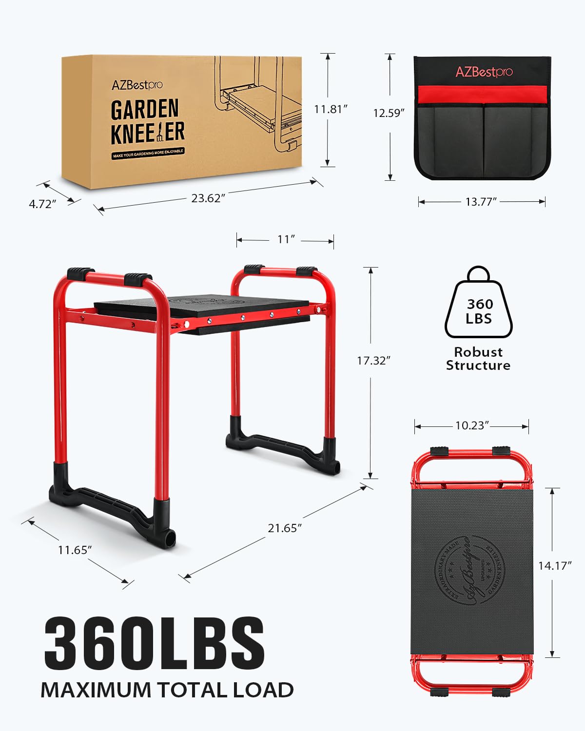 AZBESTPRO EVA-texture comfort improves gardening sessions for longer tasks