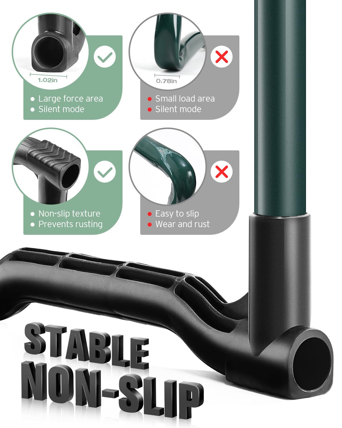 AZBESTPRO foldable kneeler structure enables compact storage after gardening