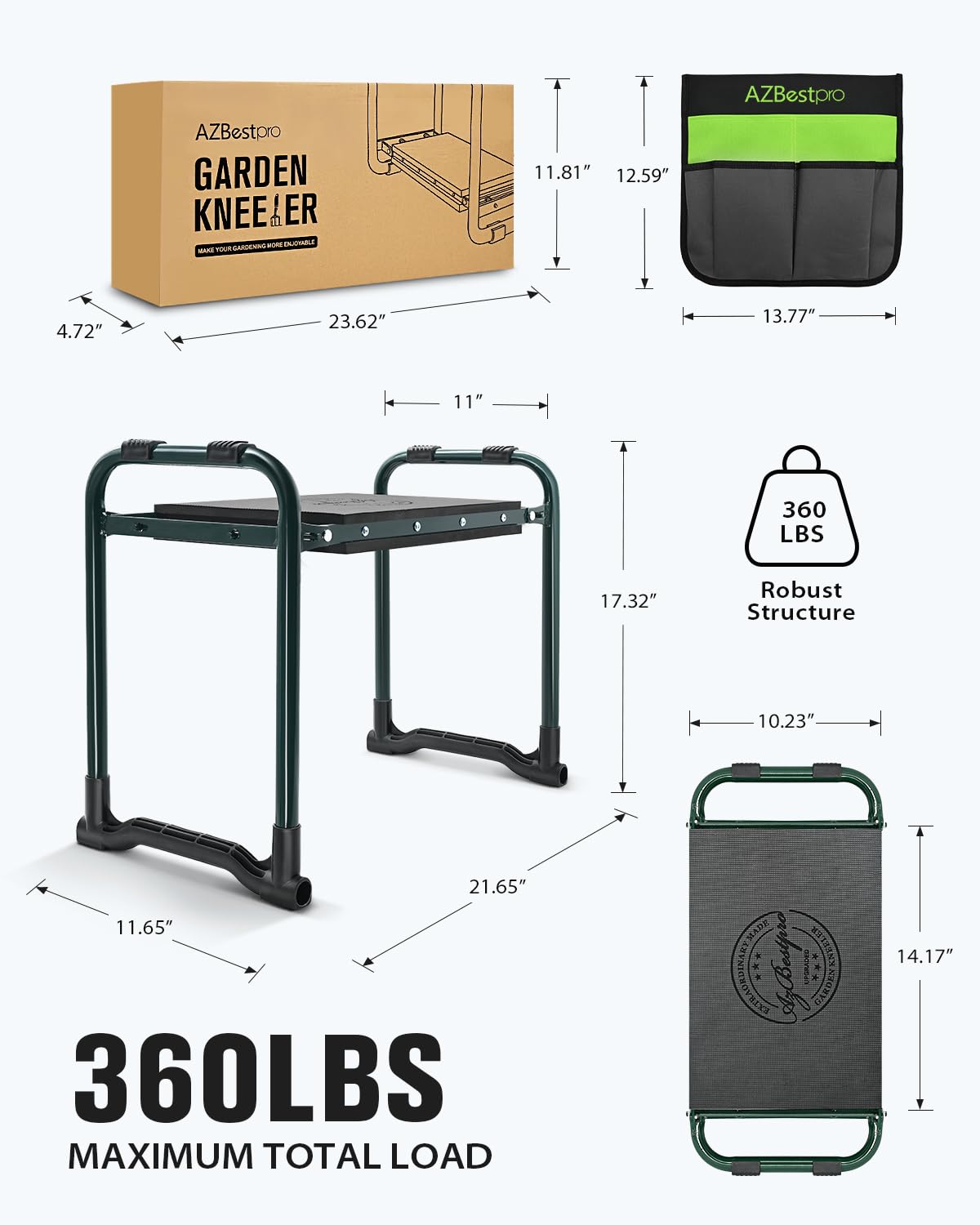 AZBESTPRO large tool bags keep trowels and gloves within reach