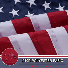 AZCOVER flag ideal for porch, garden, or watercraft display.