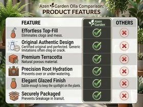 Azen Garden gift-ready packaging makes a thoughtful present for plant lovers.