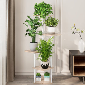 AZERPIAN 5-tier top view illustrates ample sunlight access for pots