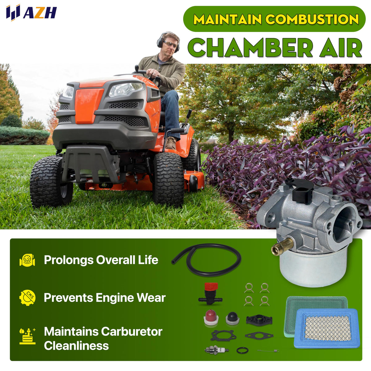 AZH carburetor upgrade offers cost-effective DIY repair for Craftsman and Briggs & Stratton engines