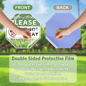 AzReference sign package includes screws and wrenches for quick mounting