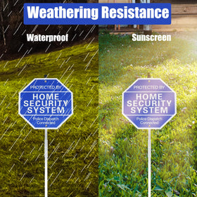 AzReference easy-ground-stake installation allows quick, tool-free setup.
