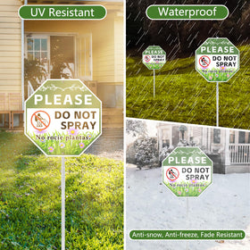 AzReference two-sign set makes a practical garden gift for enthusiasts