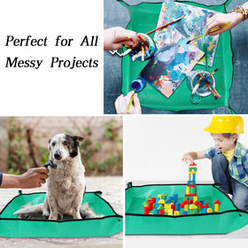 Azureblue corner snap design helps contain spills during repotting