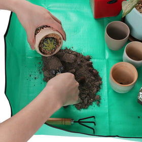 Azureblue foldable potting mat compact for storage after use