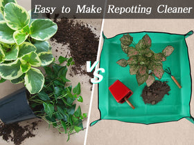 Azureblue waterproof plant tray used indoors to catch soil and water