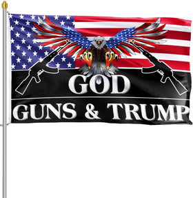 Azurtis Trump 2024 flag 3x5 for outdoor display with bright fade-resistant color