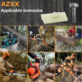 AZXX Chainsaw Kit Packaging shows neatly organized parts for field use.