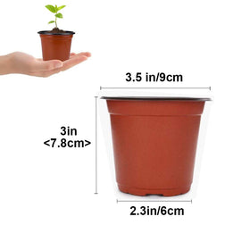 Baaxxango plastic pots for seedlings designed for easy handling and aerated roots