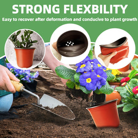 Baaxxango pot bottom with evenly spaced holes promotes drainage.