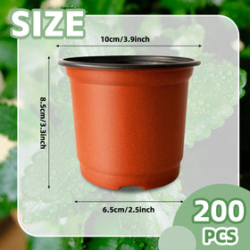 Baaxxango soft plastic seedling pot lightweight and easy to handle