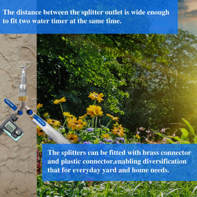 BACASIN 3/4 inch GHT threads ensure compatibility with North American faucets.