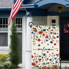 Baccessor 4th of July flag decorative front yard decor