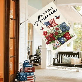 Baccessor flag-pole-ready decor for outside spaces