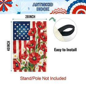 Baccessor anti-skid sleeve keeps the flag secure on poles