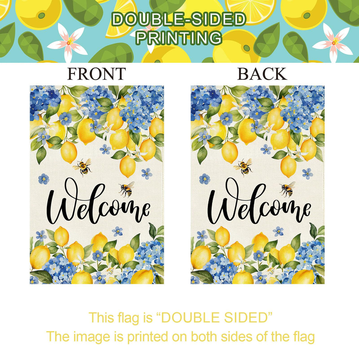 Baccessor easy care flag is washable and fade resistant