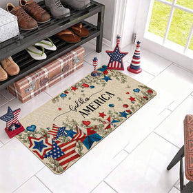 Baccessor Burlap Surface Doormat traps dirt and moisture at the threshold